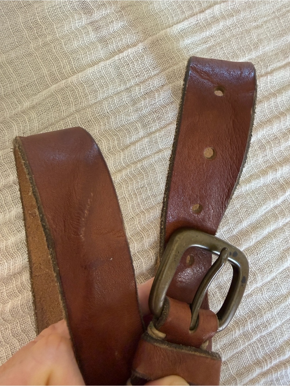 🤎 Rustic J.Crew Genuine Italian 
Leather Belt - Size S 🕰️ - Picture 9 of 16